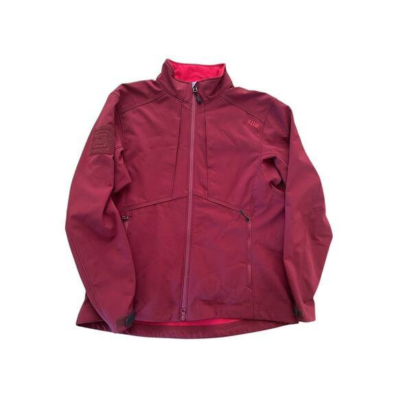 5.11 Tactical Jackets & Blazers - 5.11 Tactical Jacket Large Womens Sierra Softshell Full Zip Fire Red